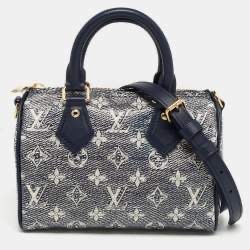 Louis Vuitton Blue Monogram Canvas Speedy Bandouliere 20 Bag